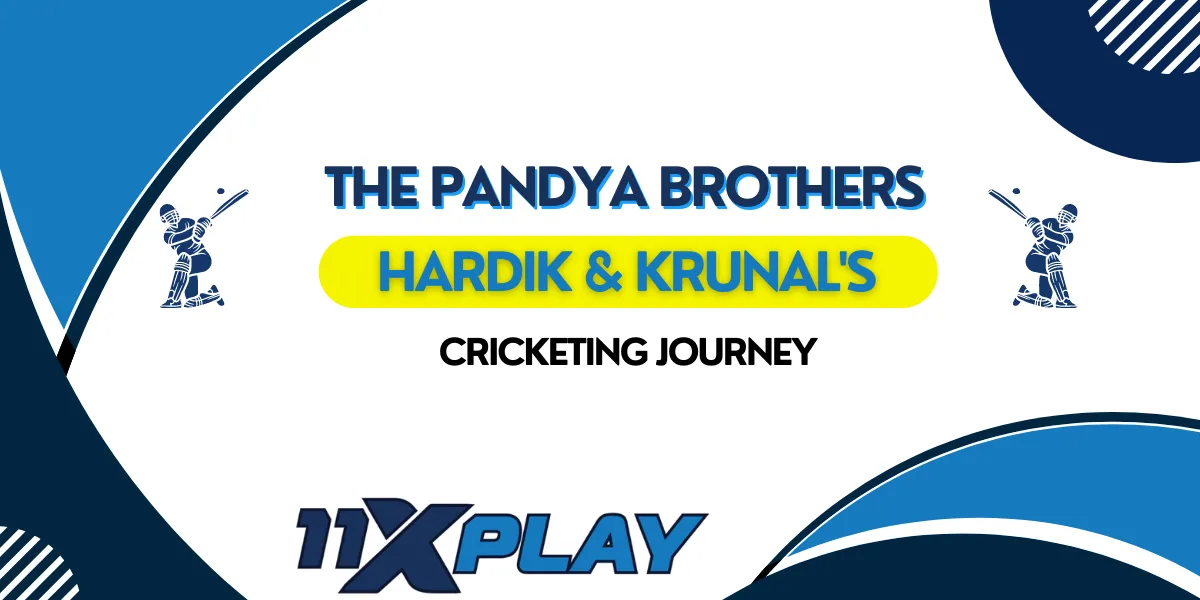 the pandya brothers hardik and krunal cricketing journey